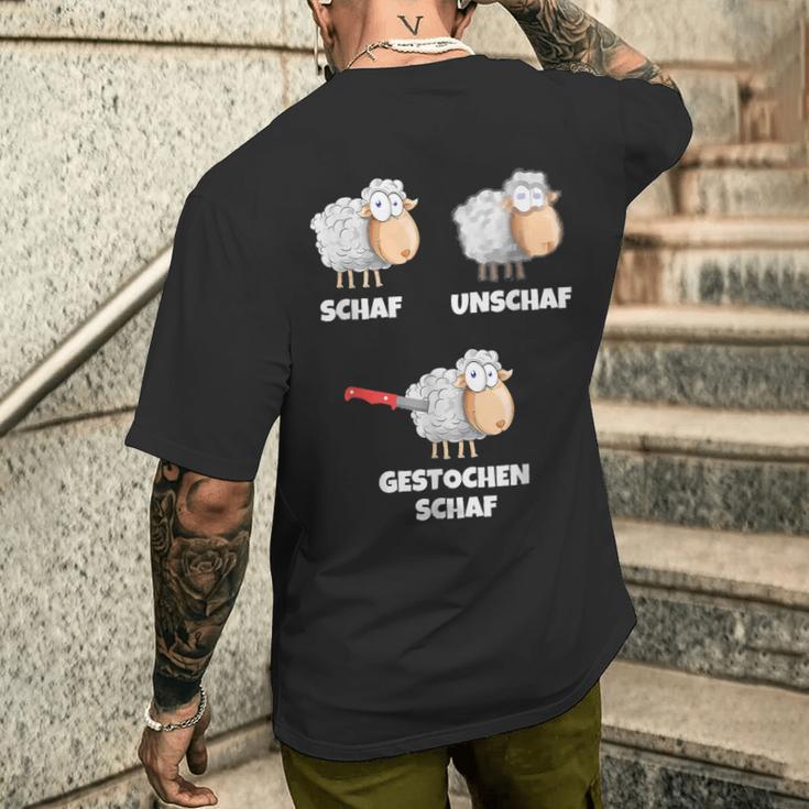 Saying Photographers Sheep Unschaf Struck Sheep T-Shirt mit Rückendruck Geschenke für Ihn