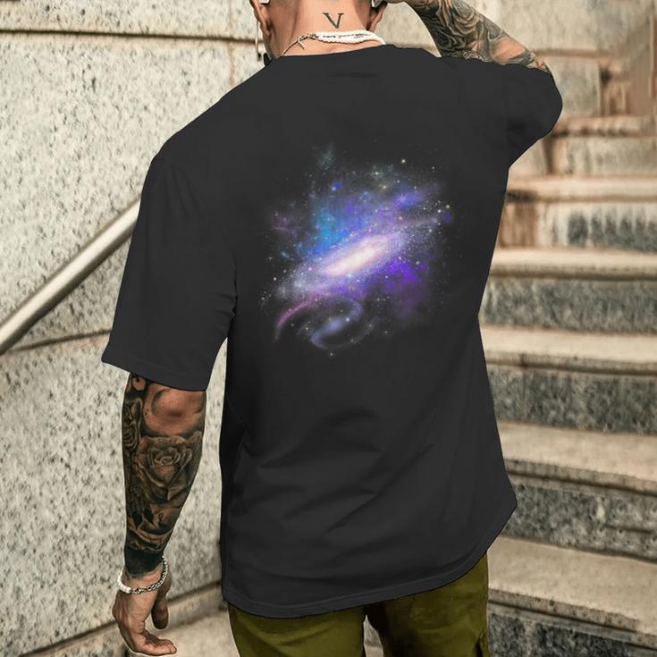 Galaxy Space Planets Universe Stars Moon Astronomer T-Shirt mit Rückendruck Geschenke für Ihn