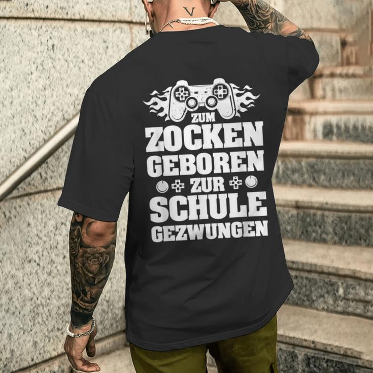 Gamer Boys Children Gaming ideo Games Gamer T-Shirt mit Rückendruck Geschenke für Ihn