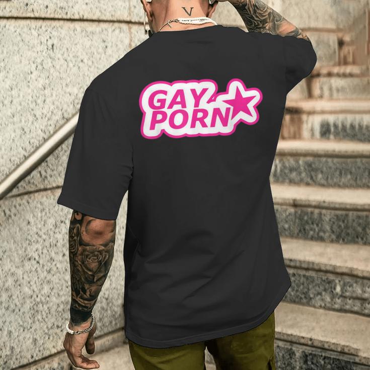 Gay Porn Popular Dating T-Shirt mit Rückendruck Geschenke für Ihn