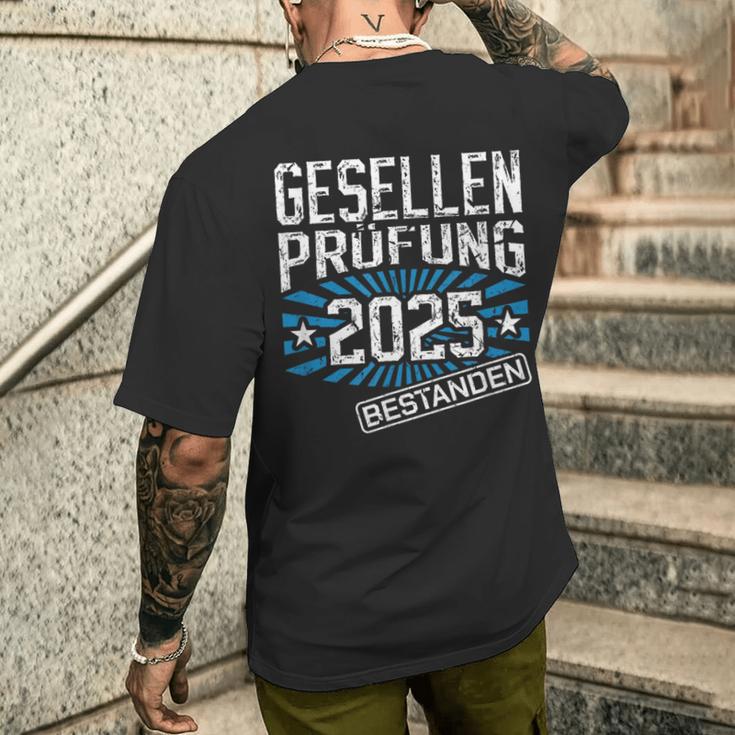 Gesellenprüfung Bestanden 2025 Geselle T-Shirt mit Rückendruck Geschenke für Ihn