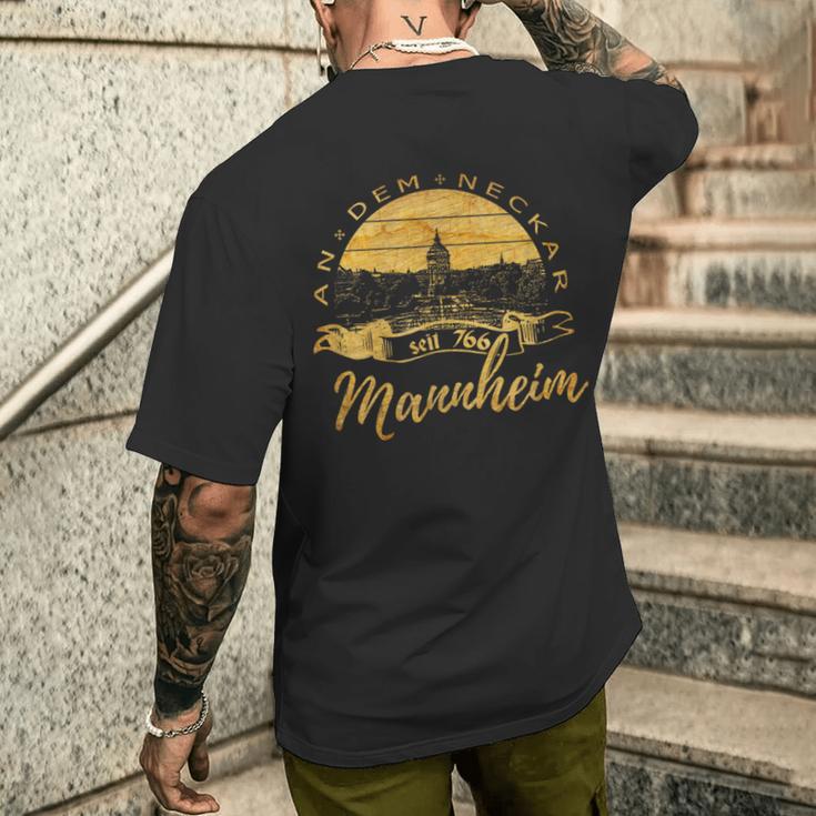 Souvenir Mannheim T-Shirt mit Rückendruck Geschenke für Ihn