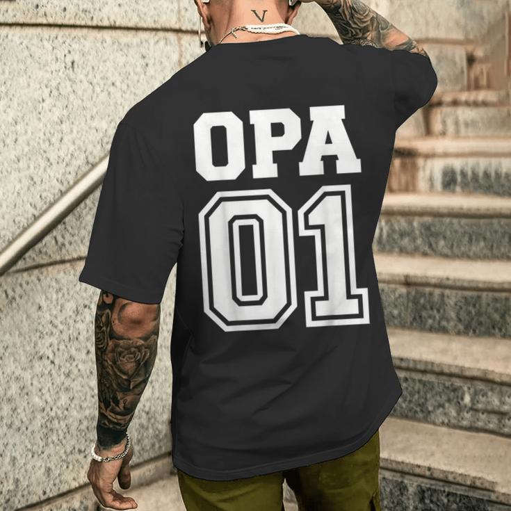 Grandpa 01 T-Shirt mit Rückendruck Geschenke für Ihn