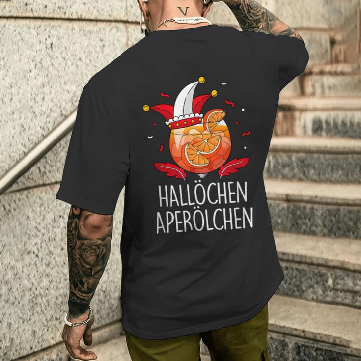 Hallöchen Aperölchen X Köln Carnival Fancy Dress Spray Costume T-Shirt mit Rückendruck Geschenke für Ihn