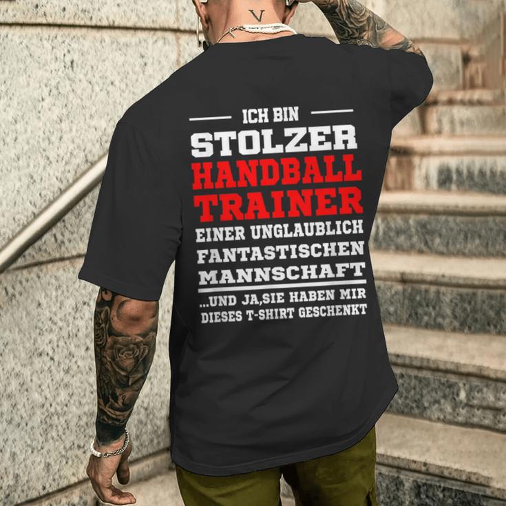 Handball Trainer For Your Handball Trainer T-Shirt mit Rückendruck Geschenke für Ihn