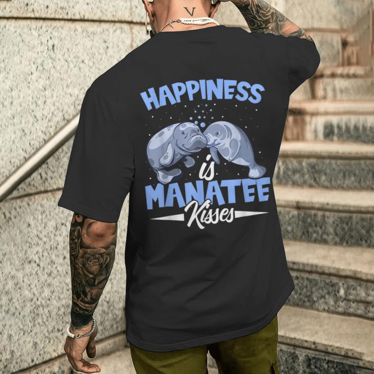 Happiness Is Mana Kisses Seekow Florida Mana T-Shirt mit Rückendruck Geschenke für Ihn