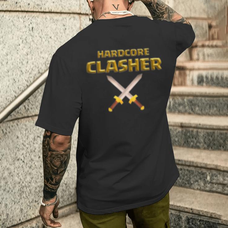 Hardcore Clasher T-Shirt mit Rückendruck Geschenke für Ihn