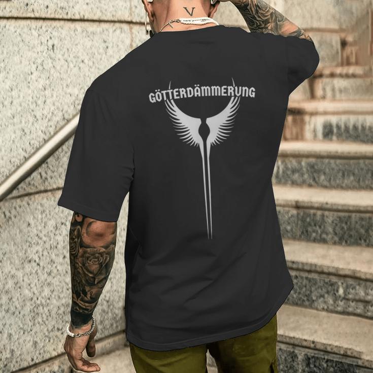 Hearts Of Iron Iv Götterdämmerungalkyre Wings T-Shirt mit Rückendruck Geschenke für Ihn