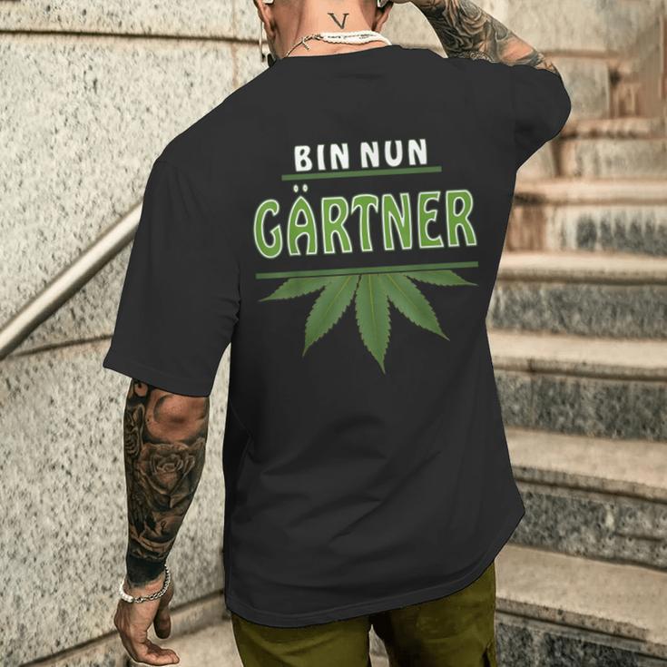 Hemp Bin Nun Gardener Grass Hemp Oil Hemp Blossom Hemp T-Shirt mit Rückendruck Geschenke für Ihn