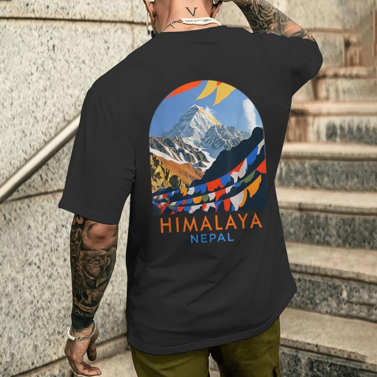 Himalaya Travel Mountain Exploration Lovertrip Himalaya Nepal T-Shirt mit Rückendruck Geschenke für Ihn