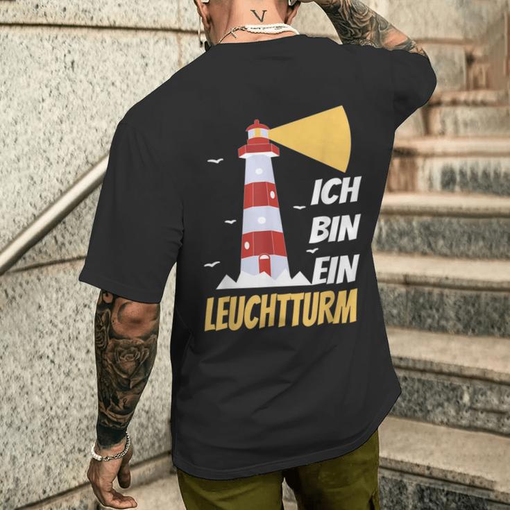 Ich Bin Ein Leuchtturm T-Shirt mit Rückendruck Geschenke für Ihn