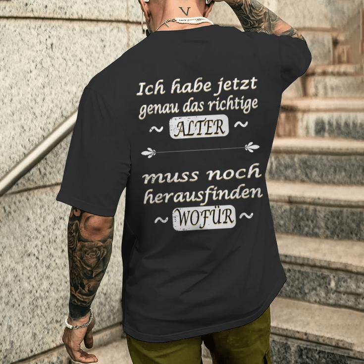 Ich Habe Jetzt Genau Das Richtige Alter T-Shirt mit Rückendruck Geschenke für Ihn