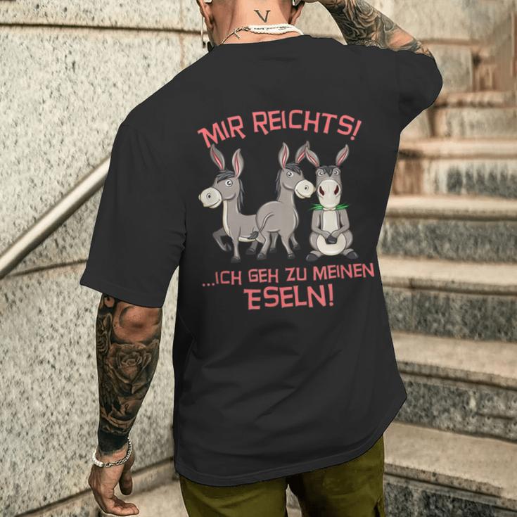 Ich Reichts Ich Geh Zu Meine Donsel T-Shirt mit Rückendruck Geschenke für Ihn