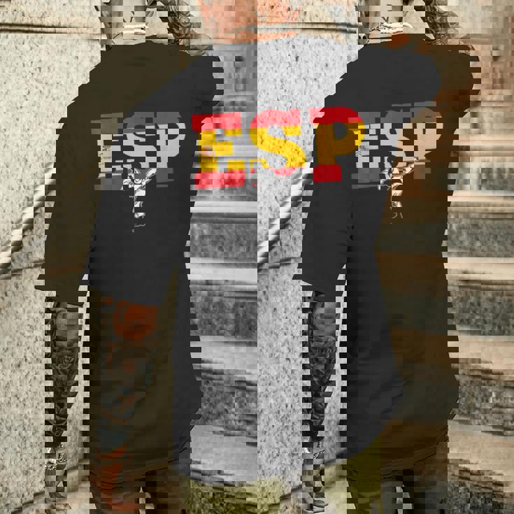 Karate Esp Bandera De España Y Shotokan Artes Marciales Camiseta Hombre Estampado Espalda Regalos para él