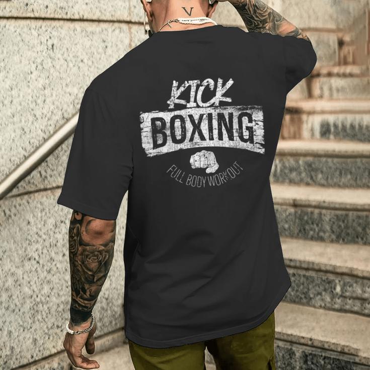 Kickboxing Boxer Kickboxer Kick Boxing T-Shirt mit Rückendruck Geschenke für Ihn