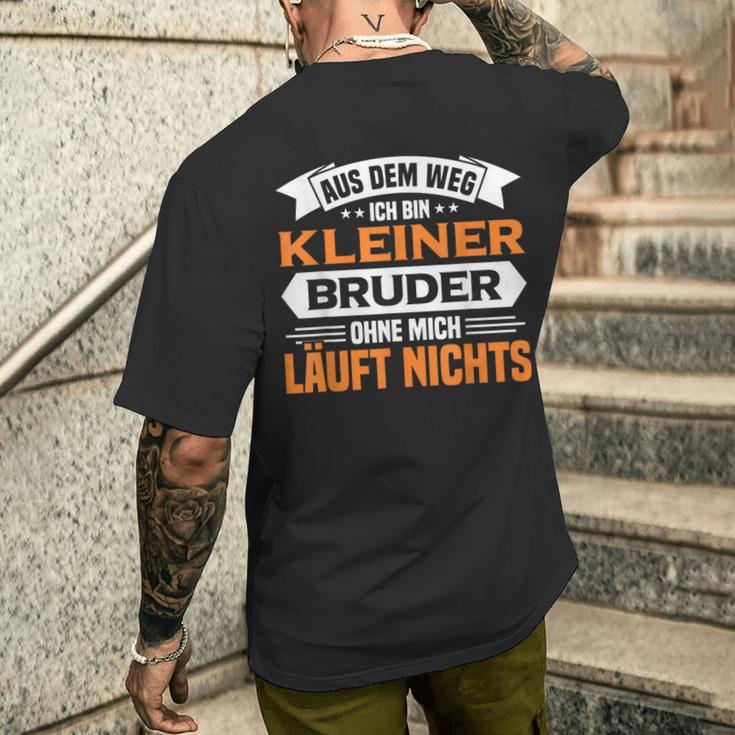 Kleiner Bruder Aus Dem Weg Ich Bin Kleiner Bruder T-Shirt mit Rückendruck Geschenke für Ihn