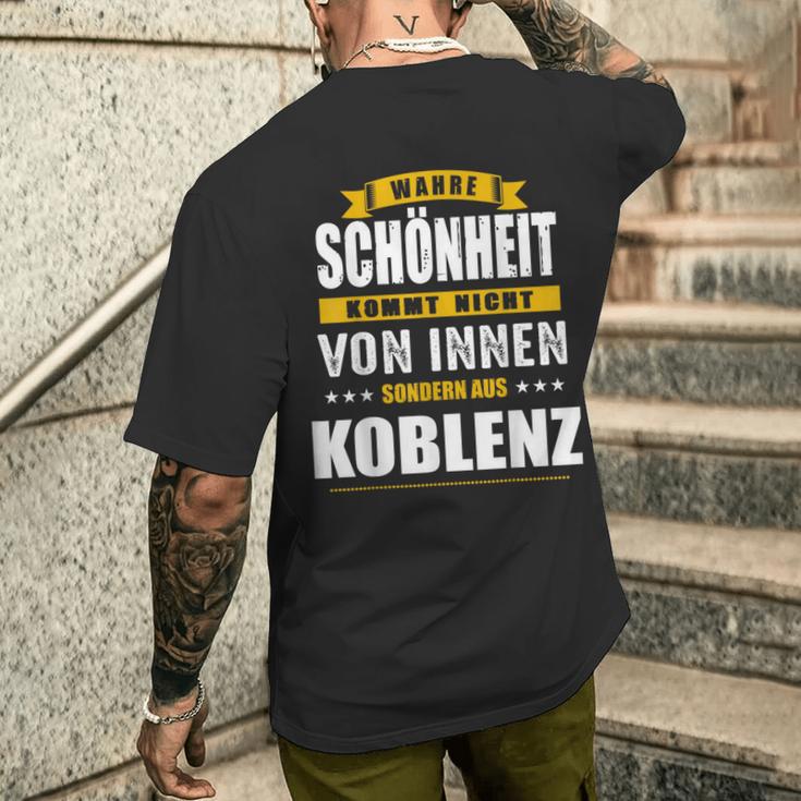 Koblenz Germany City Home German T-Shirt mit Rückendruck Geschenke für Ihn