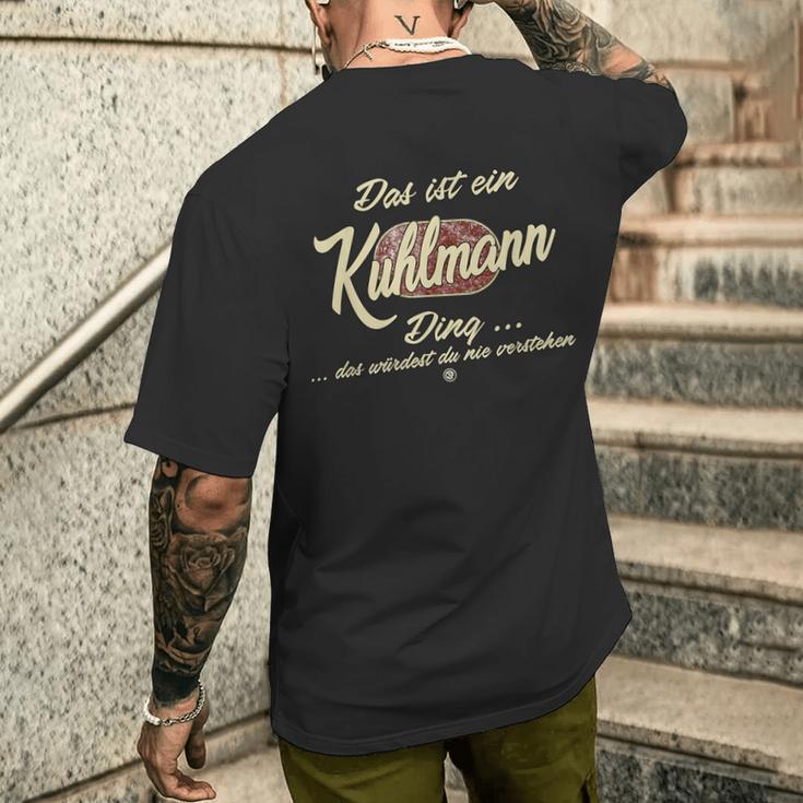 Kuhlmann Das Ist Ein Kuhlmann T-Shirt mit Rückendruck Geschenke für Ihn