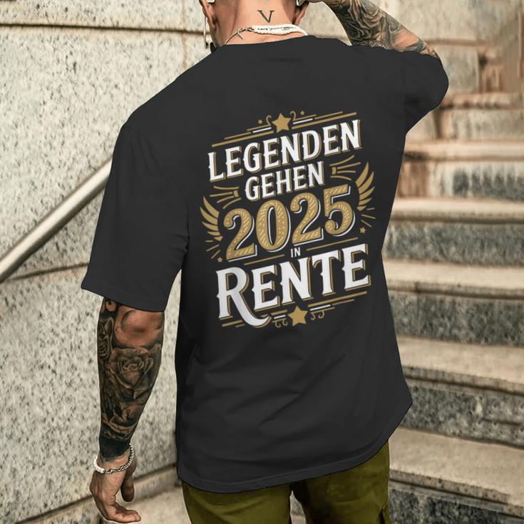 Legends Go 2025 In Retiree Retiree T-Shirt mit Rückendruck Geschenke für Ihn