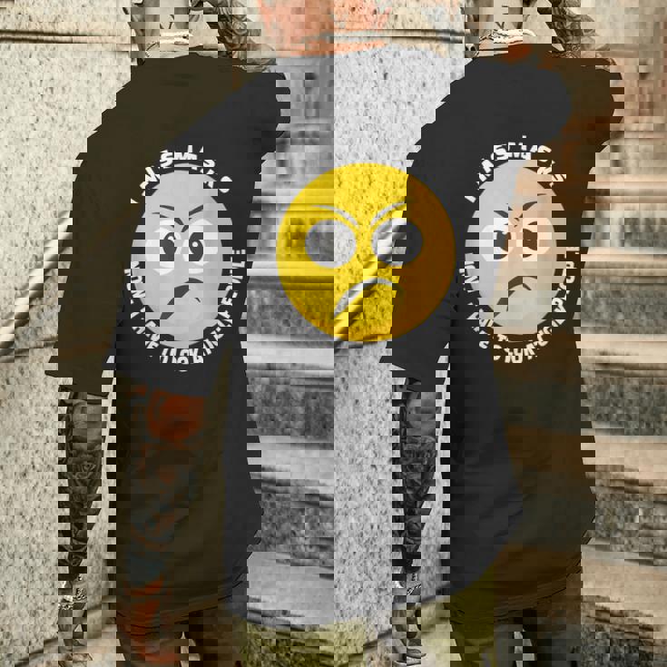 Les Masques Me Manquent Maintenant Je Dois Regarder Les Gens Laids Unmasked Meme T-shirt imprimé au dos Cadeaux pour lui