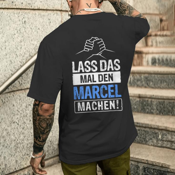 Marcel Name With Slogan T-Shirt mit Rückendruck Geschenke für Ihn