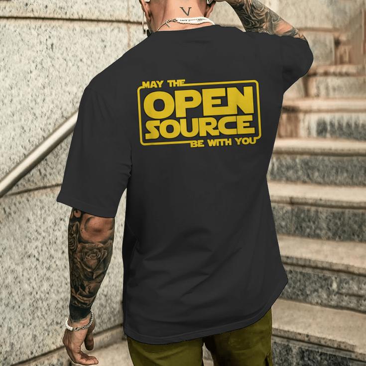 May Open Source Programming Devops Software Linux Java T-Shirt mit Rückendruck Geschenke für Ihn