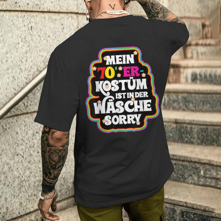 Mein 70Er Jahre Kostüm Ist In Der Wäsche S T-Shirt mit Rückendruck Geschenke für Ihn