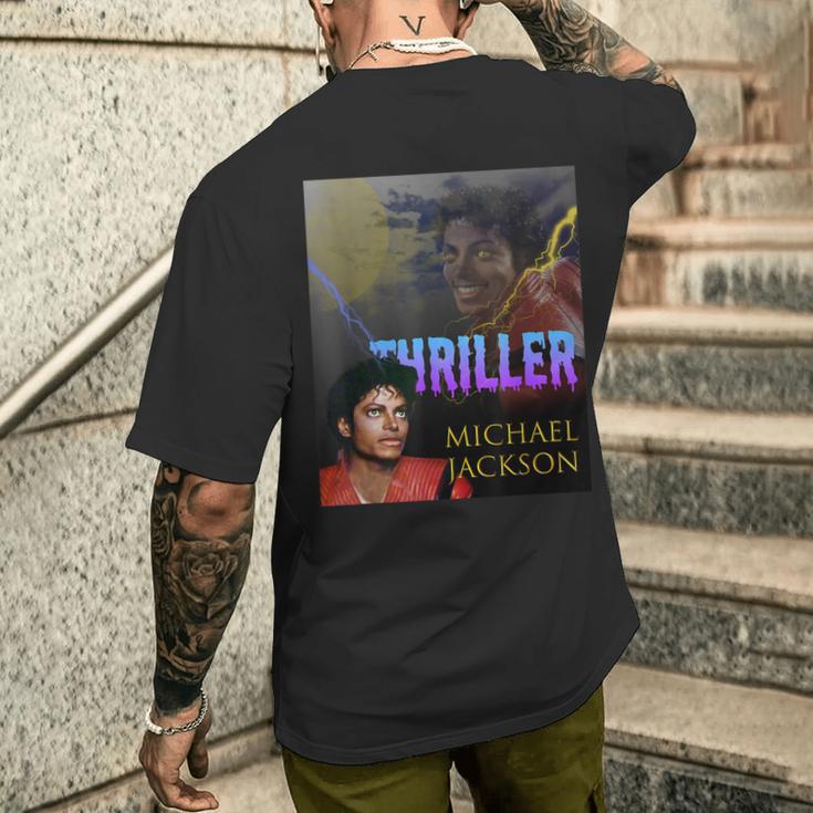 Mj-067_Thriller T-Shirt mit Rückendruck Geschenke für Ihn