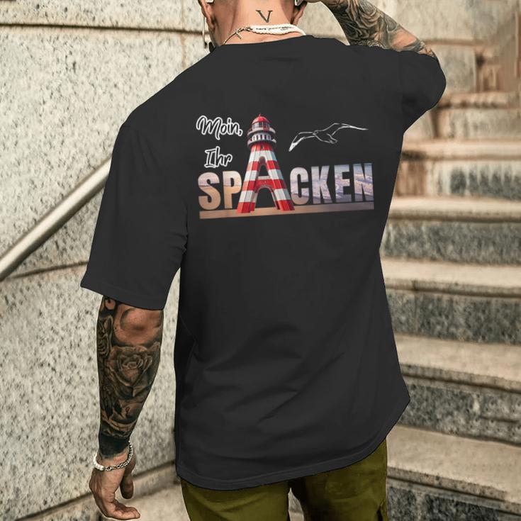 Moin Ihr Packen T-Shirt mit Rückendruck Geschenke für Ihn