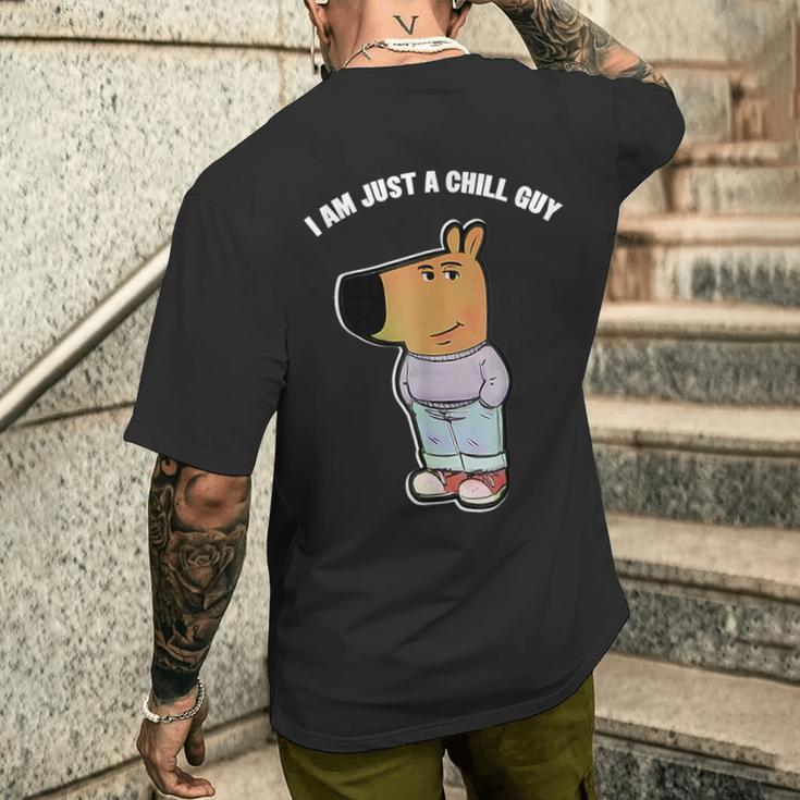 My New Character Is A Chill Type T-Shirt mit Rückendruck Geschenke für Ihn