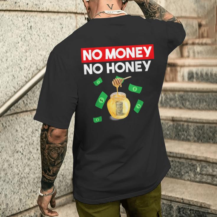 No Money No Honey Saying Pattaya Thailand T-Shirt mit Rückendruck Geschenke für Ihn