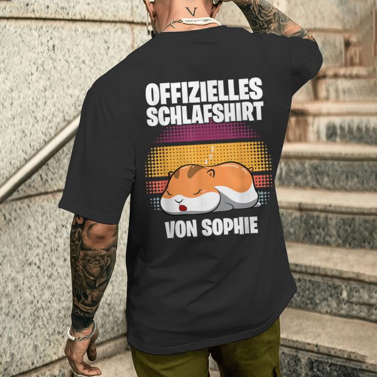 Official Sophie Sleep Personalised S T-Shirt mit Rückendruck Geschenke für Ihn