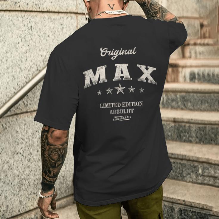 Original Max T-Shirt mit Rückendruck Geschenke für Ihn