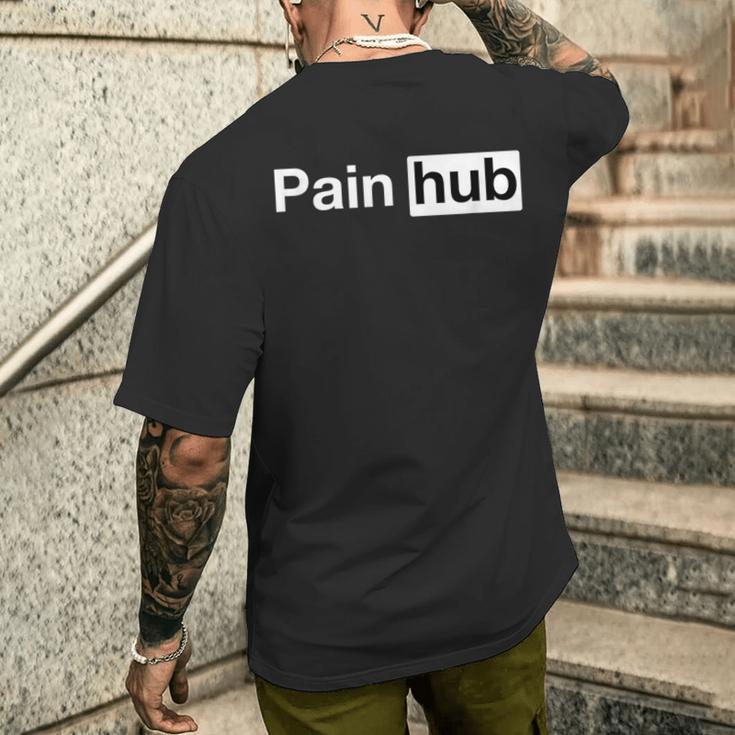 Pain Hub S T-Shirt mit Rückendruck Geschenke für Ihn