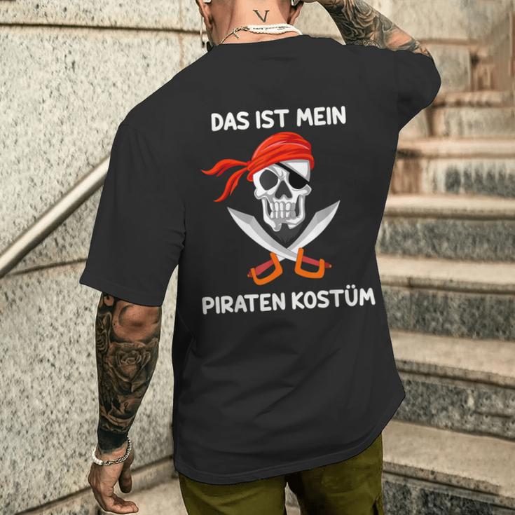 This Is My Pirate Costume T-Shirt mit Rückendruck Geschenke für Ihn