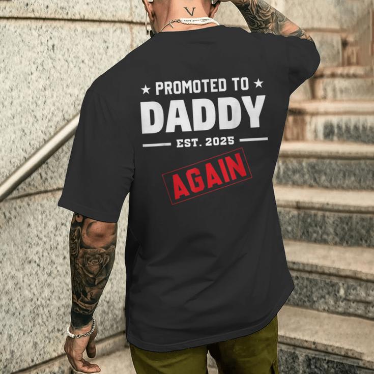 Full Daddy Again Promoted To Daddy Again Est 2025 First Time Dad Soon To Be Men's Back ...