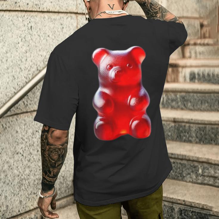 Red Gummy Bear T-Shirt mit Rückendruck Geschenke für Ihn