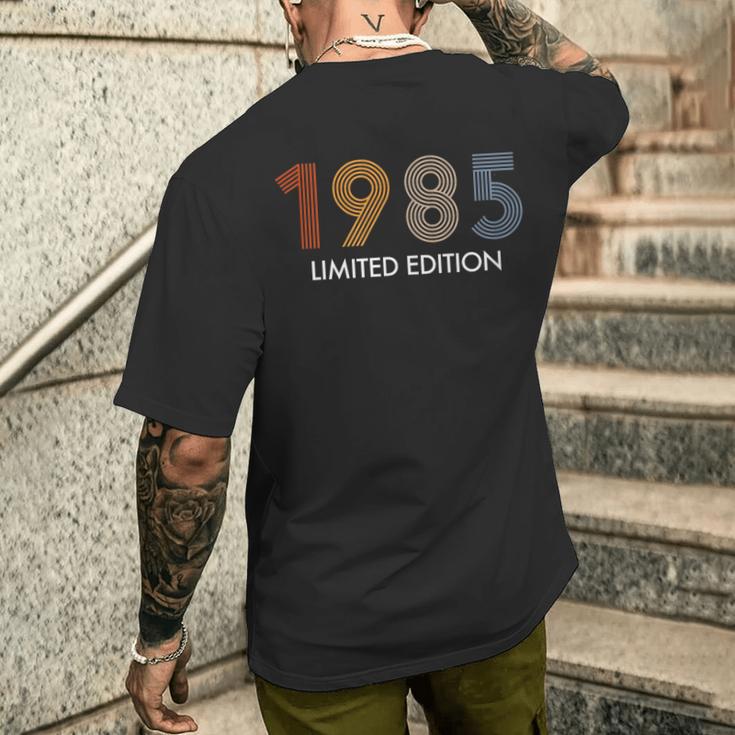 Retro 36 Yearsintage 1985 Limited Edition 36Th Birthday T-Shirt mit Rückendruck Geschenke für Ihn