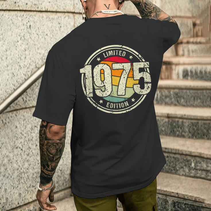 Retro 48 Yearsintage 1975 Limited Edition 48Th Birthday T-Shirt mit Rückendruck Geschenke für Ihn