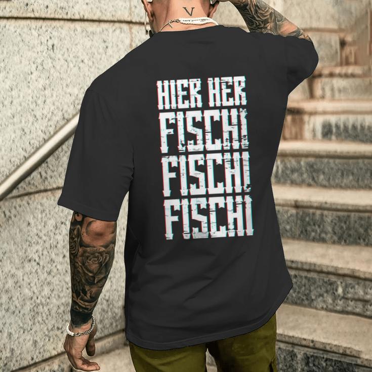 Retro Here Here Fischi Fischi Fischi T-Shirt mit Rückendruck Geschenke für Ihn