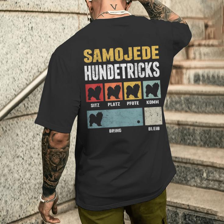 Samoje Dog Tricks T-Shirt mit Rückendruck Geschenke für Ihn