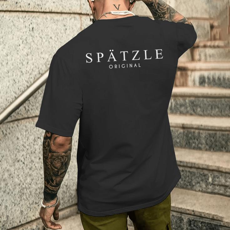 Spätzle Original Swabian Schwoba Schwaben T-Shirt mit Rückendruck Geschenke für Ihn