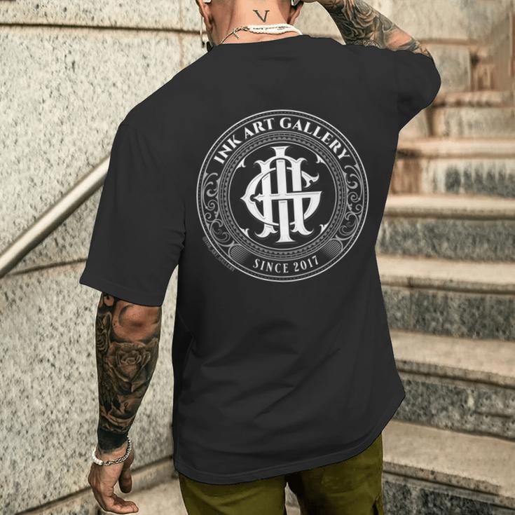 Tattoo Gallery Logo T-Shirt mit Rückendruck Geschenke für Ihn