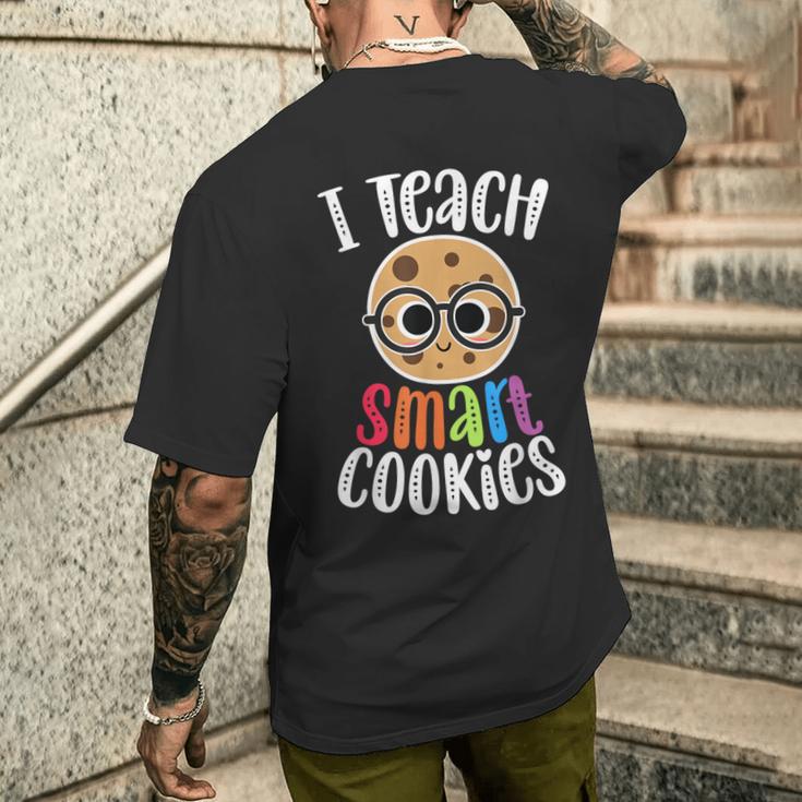 I Teach Smart Cookies Cute Back To School Teacher Men's Back Print