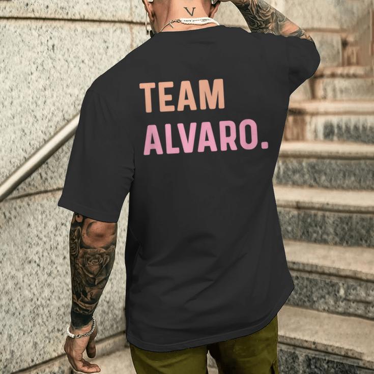 Team Alvaro T-Shirt mit Rückendruck Geschenke für Ihn