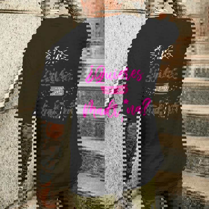 Tia Quieres Ser Mi Madrina Padrinos Regalos Y Peticion Tita Camiseta Hombre Estampado Espalda Regalos para él