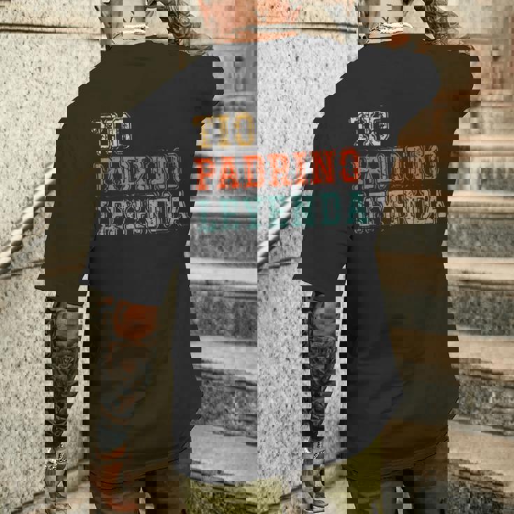 Tio Padrino Leyenda Tío Padrino Leyenda Mejor Padrino Camiseta Hombre Estampado Espalda Regalos para él