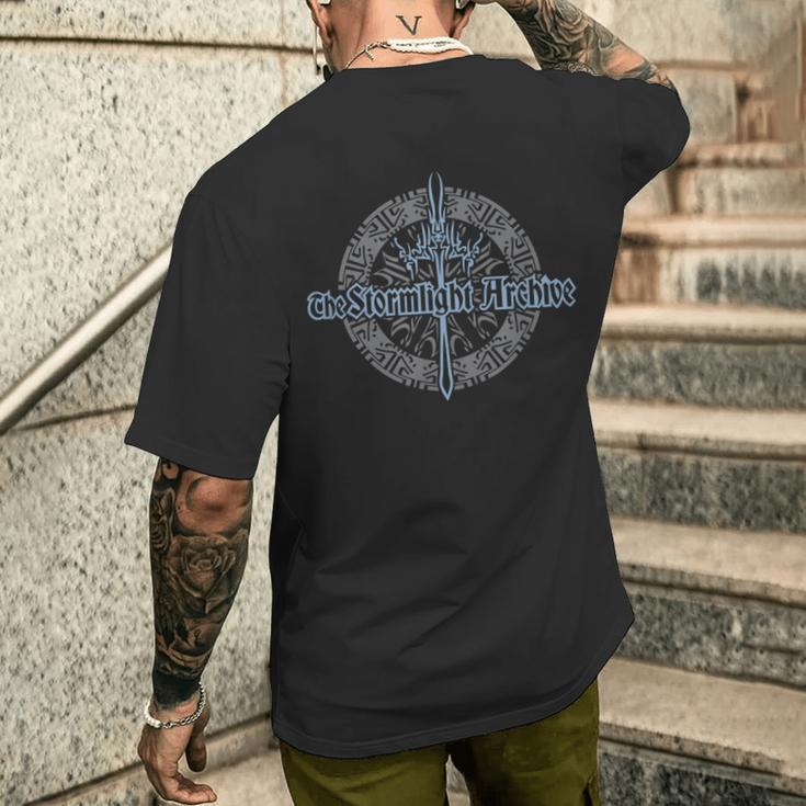 The Title Of The Stormlight Archives WWindrunner Glyph T-Shirt mit Rückendruck Geschenke für Ihn