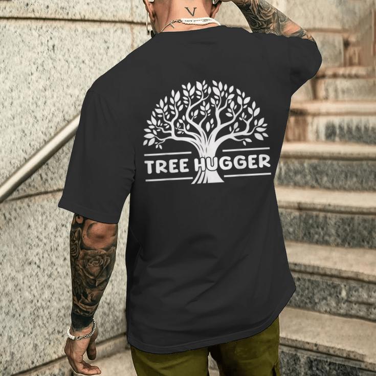 Tree Hugger Nature Lovers T-Shirt mit Rückendruck Geschenke für Ihn