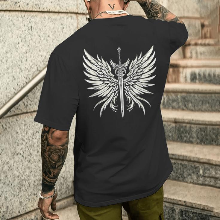 Valkyrie Swordalhalla T-Shirt mit Rückendruck Geschenke für Ihn